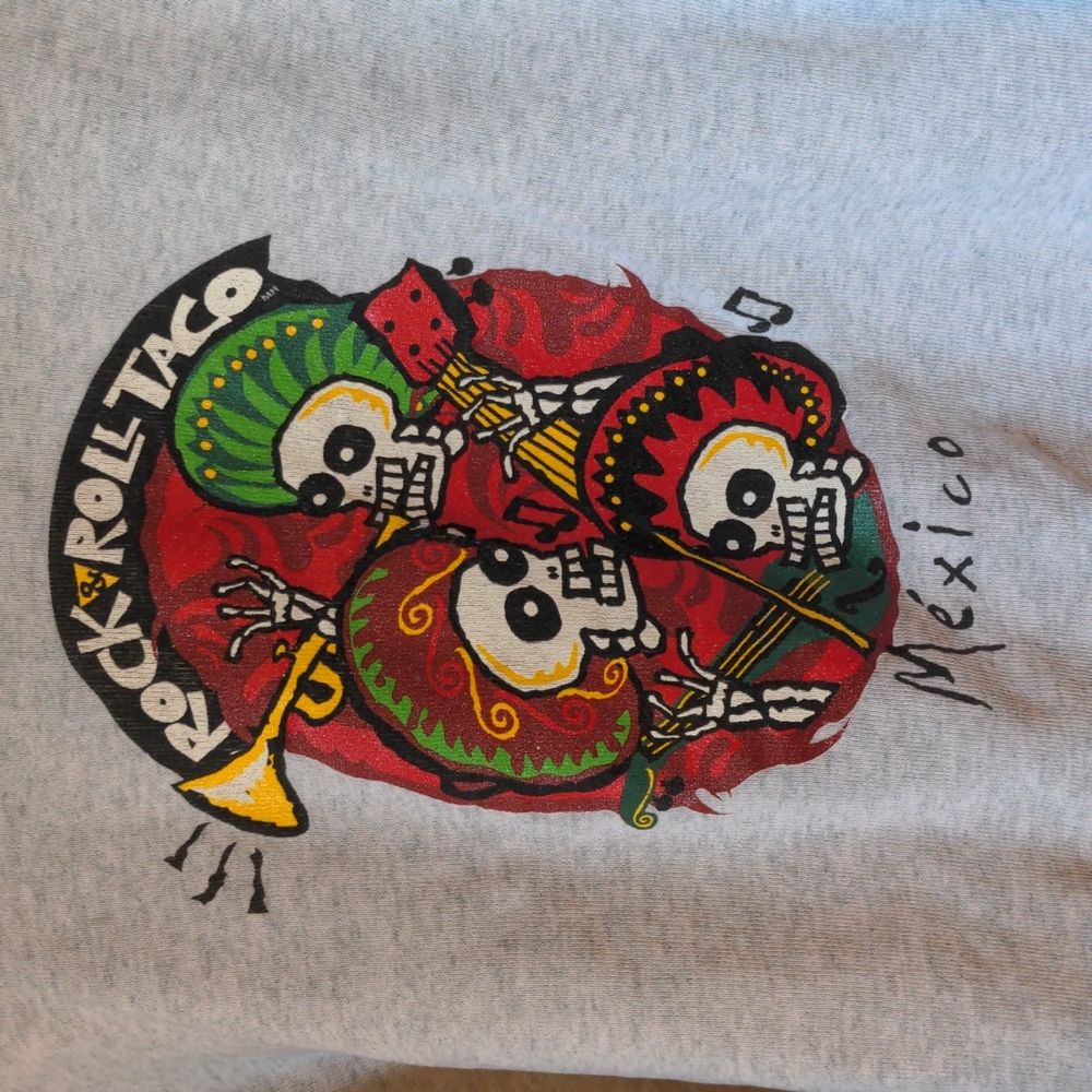 Rock and Roll Taco cropped Sweatshirt
